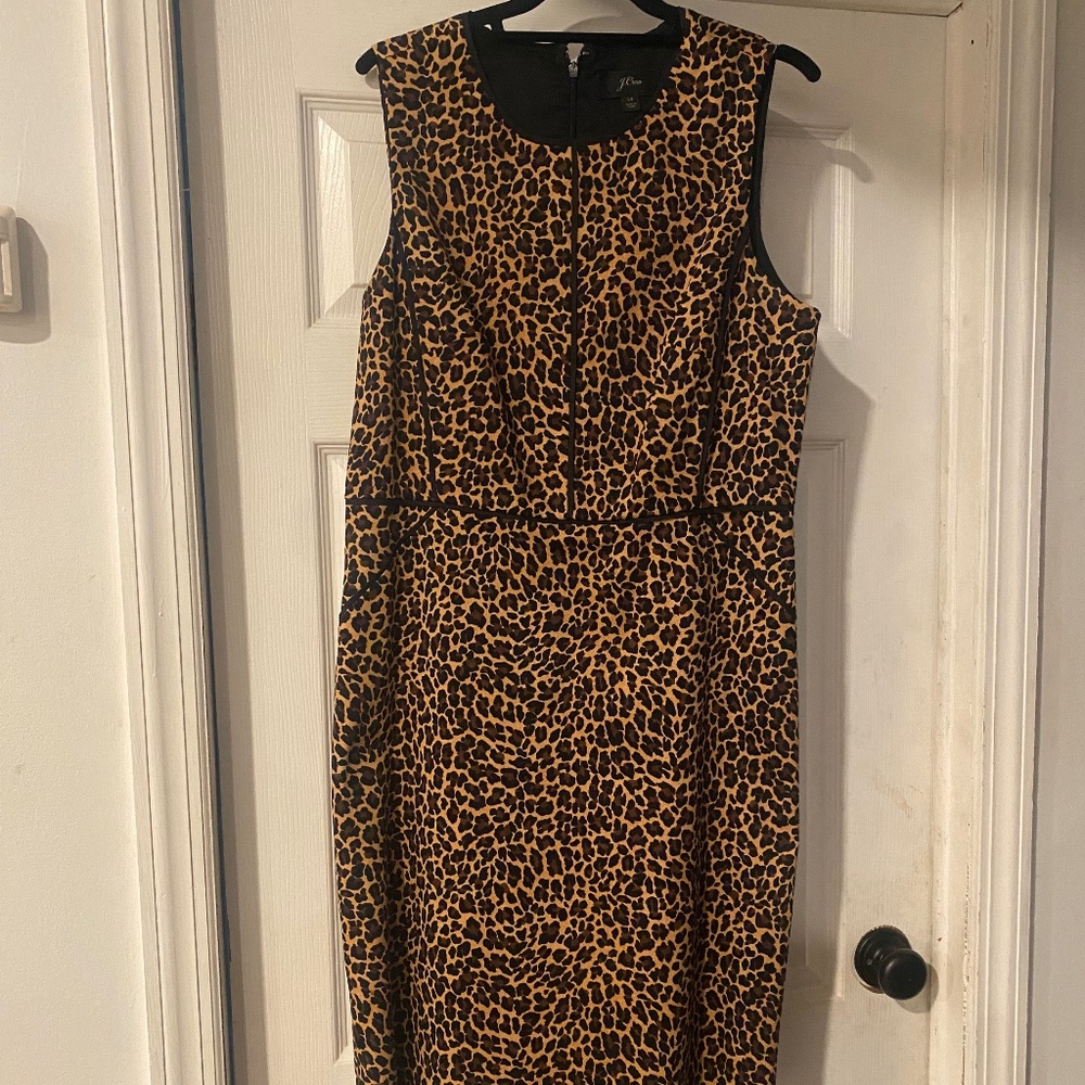 Leopard JCREW Dress